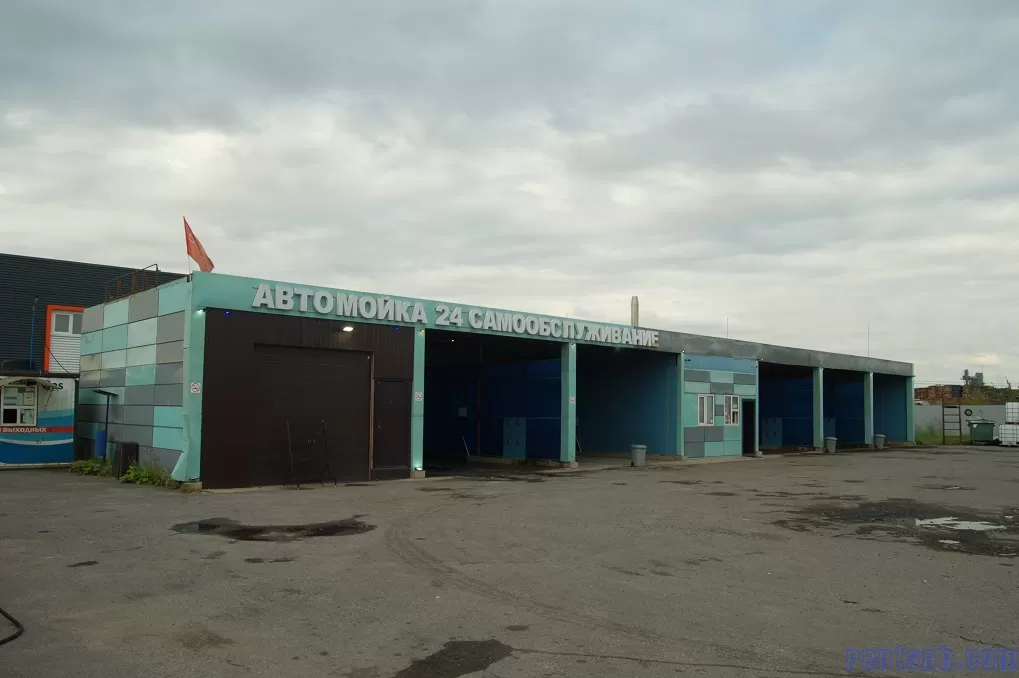 Участок земли с автомойкой самообслуживания для сервиса автомобилей