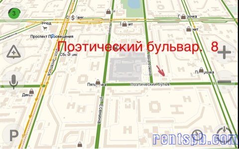 Сдам на любой срок 1 ком.  квартиру  у метро Проспект Просвещения