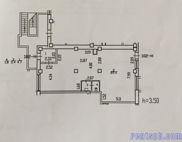 Торговое помещение, 50 м²