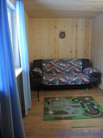 Сдам  коттедж  посуточно     
2-этажный коттедж 65 м²  ( брус )  на участке 40 сот.  , Приозерское шоссе  , 49 км до города