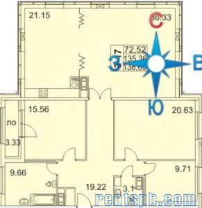 Продам квартиру  в новостройке     139 м²   ул Пионерская д 50
