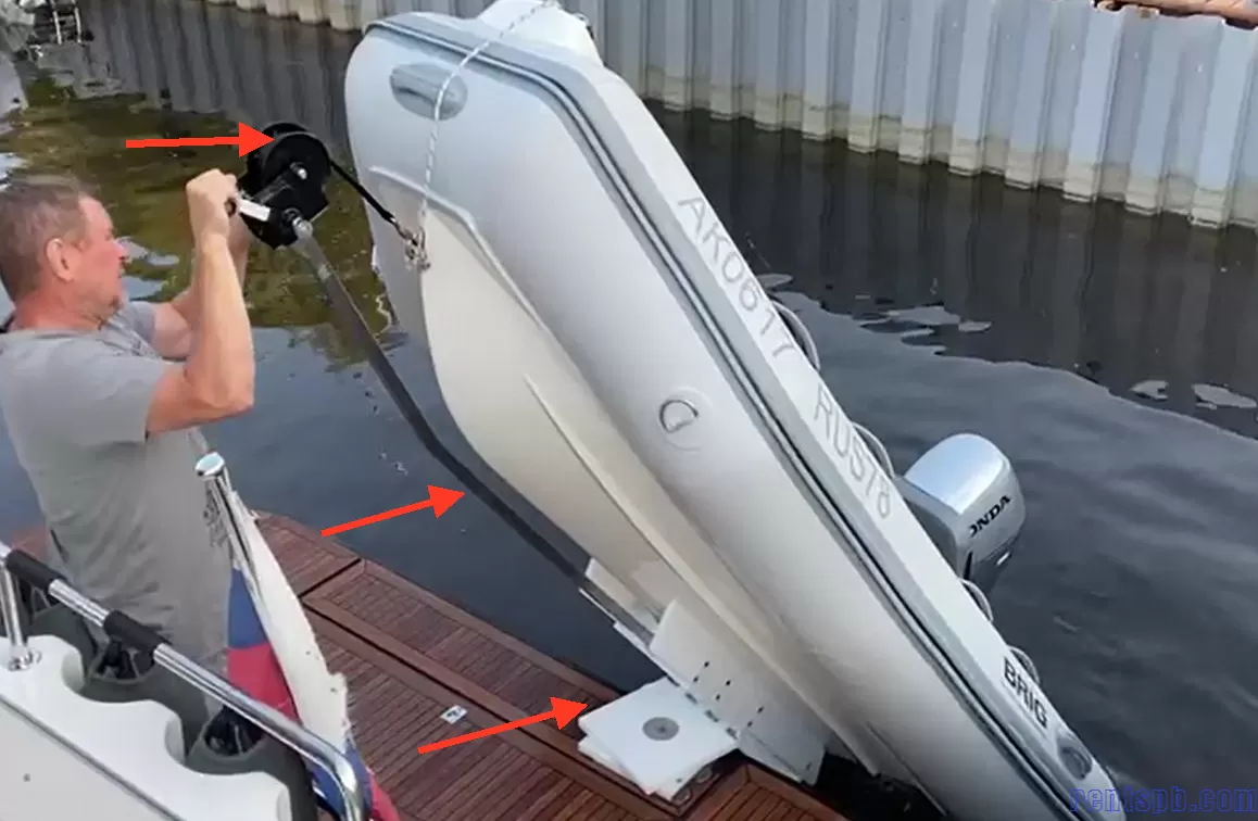 Подъемники для гидроциклов и лодок. Кран, лифт, boat lift, watercraft.