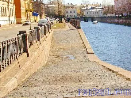 Канал Грибоедова 115, квартира-кабинет  с видом на воду на лето и длит