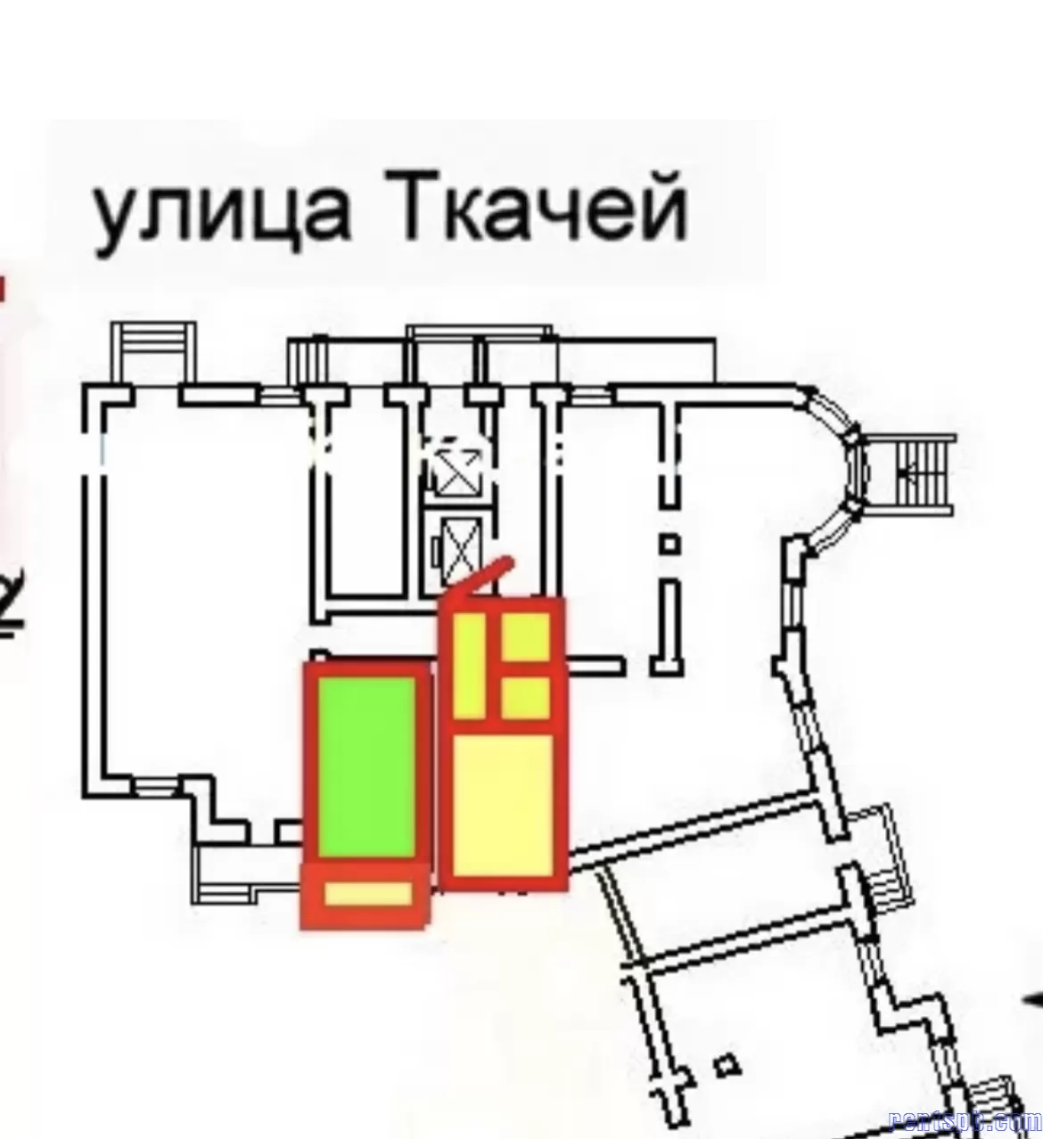 Продажа квартира ул. Ткачей 4/2 метро Елизаровская 7-10 минут пешком