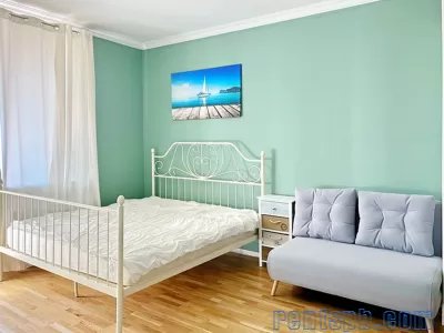 BLUE APARTMENT NEAR METRO ELIZAROVSKAYA